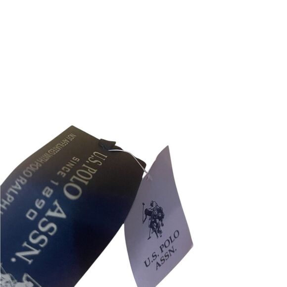 US. POLO ASSN. MARLED CREW NECK SWEATER YELLOW EMBROIDERED LOGO SIZE SMALL NEW - Picture 8 of 16